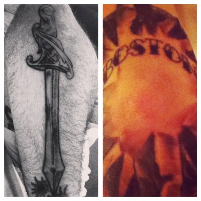 My ink is on the inside and the outside. Think about it. You'll get it in a minute or so.