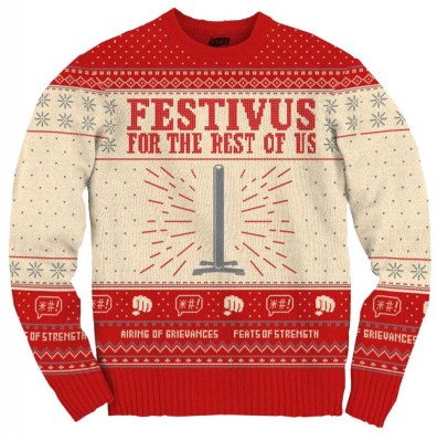 Proud to say I’ve never been to a stupid ugly sweater party. I just don’t get them. But if I ever did go, I’d rock the shit out of this sweater.